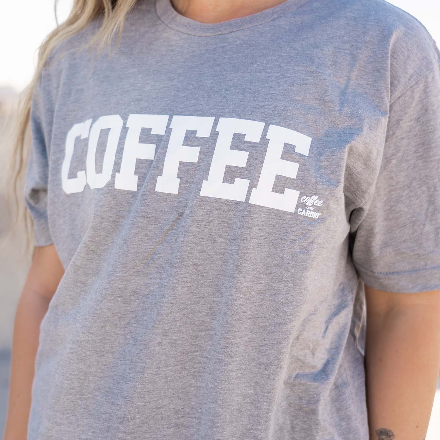 Grey Basic Coffee Tee
