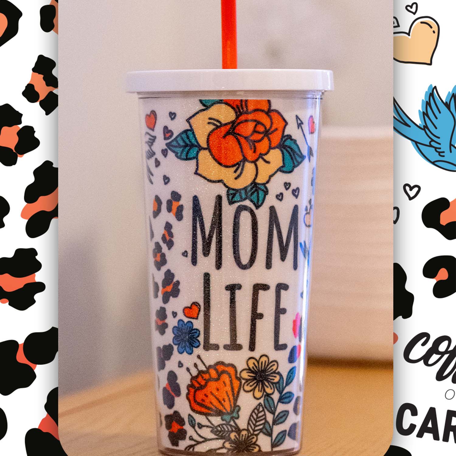 20oz Mom Life- Tumbler